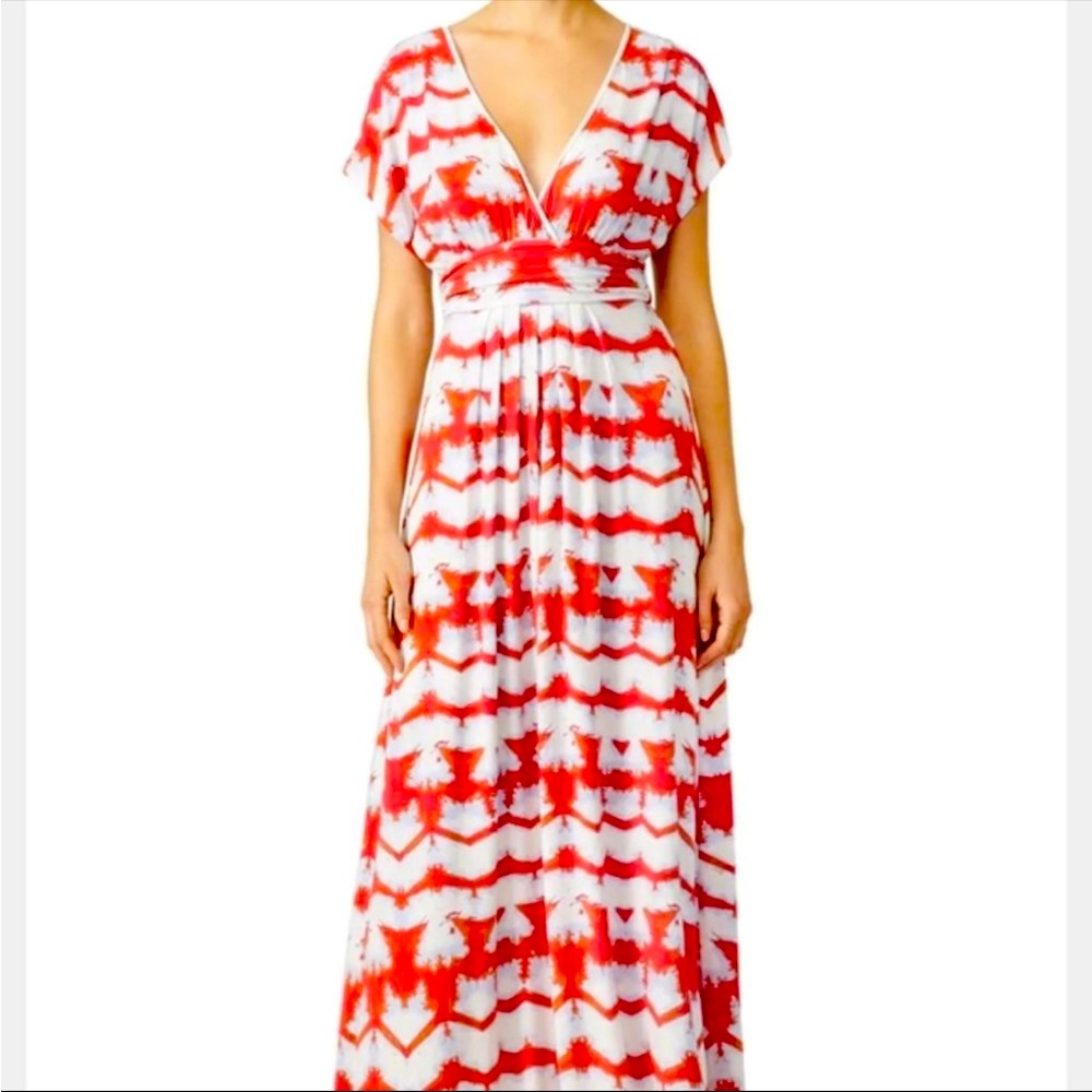 Flowy Patterned Maxi Dress NWOT